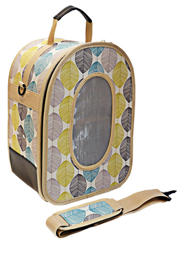 SOFT SIDED TRAVEL CARRIER TAN  LARGE